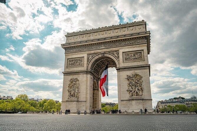 View from Arc-de-Triomphe rooftop terrace